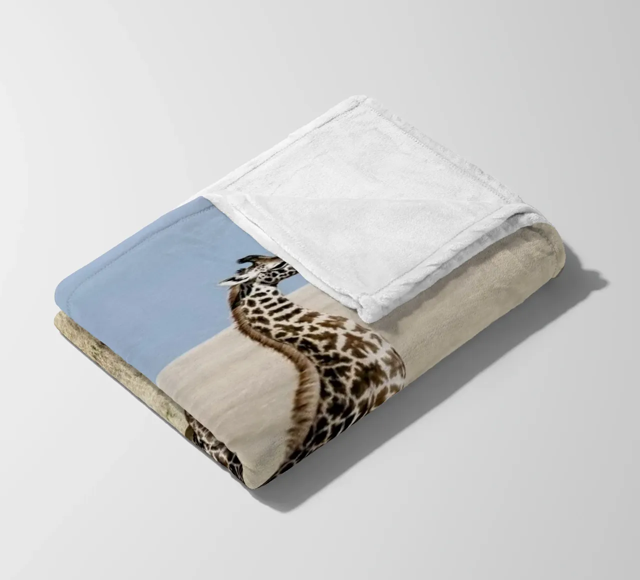 Giraffe fleecedeken van Natural Kingdom