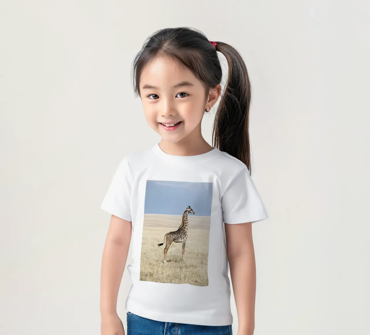 Giraffe t-shirt bambini da Natural Kingdom