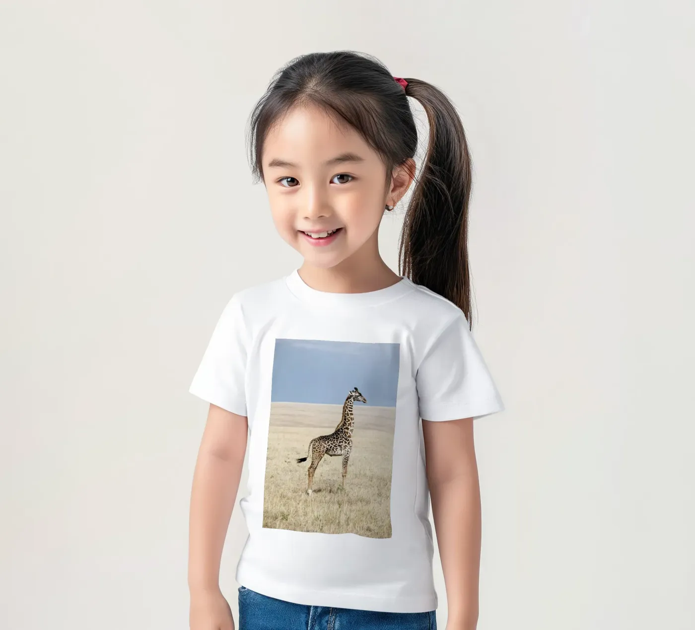 Giraffe Kinder T-Shirt von Natural Kingdom