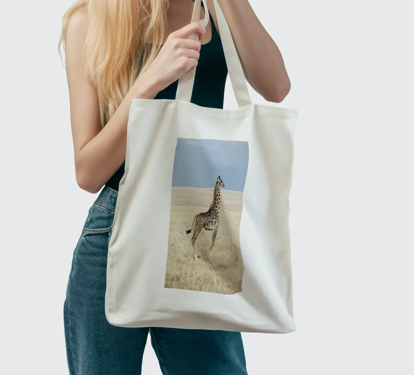Giraffe tote bag by Natural Kingdom