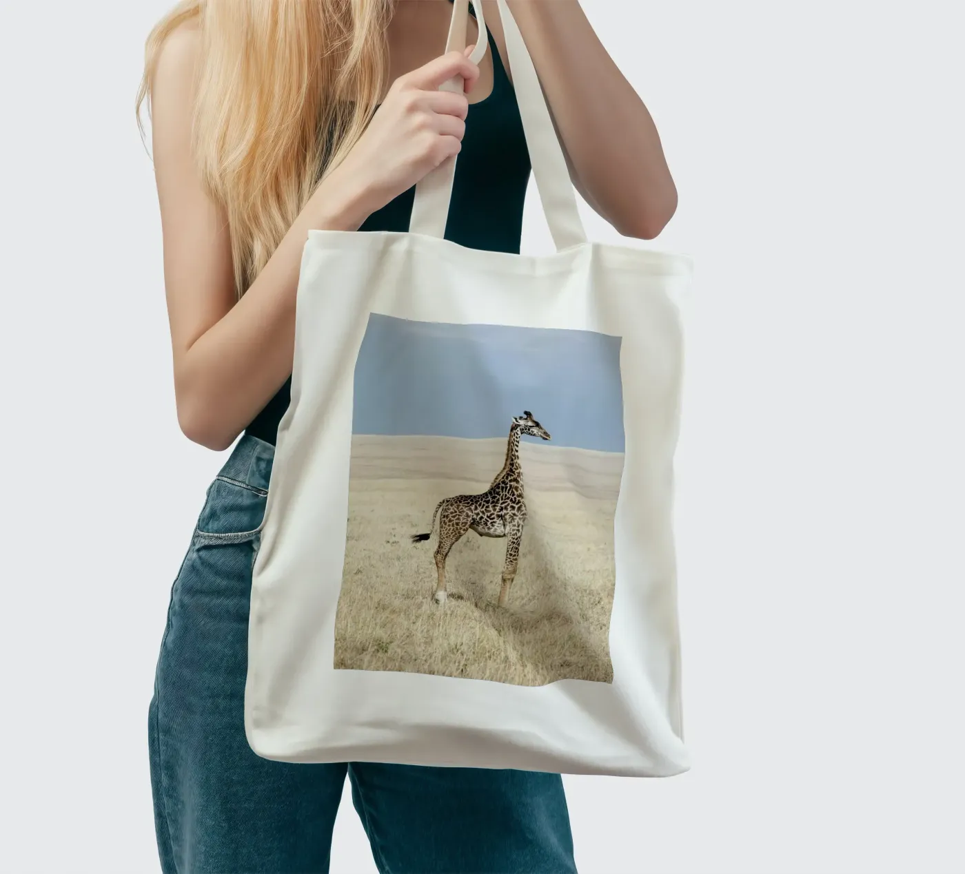 Giraffe tote bag by Natural Kingdom