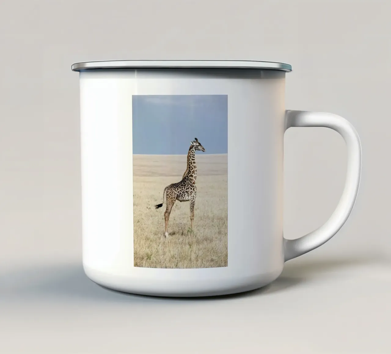 Giraffe tazza in smalto da Natural Kingdom