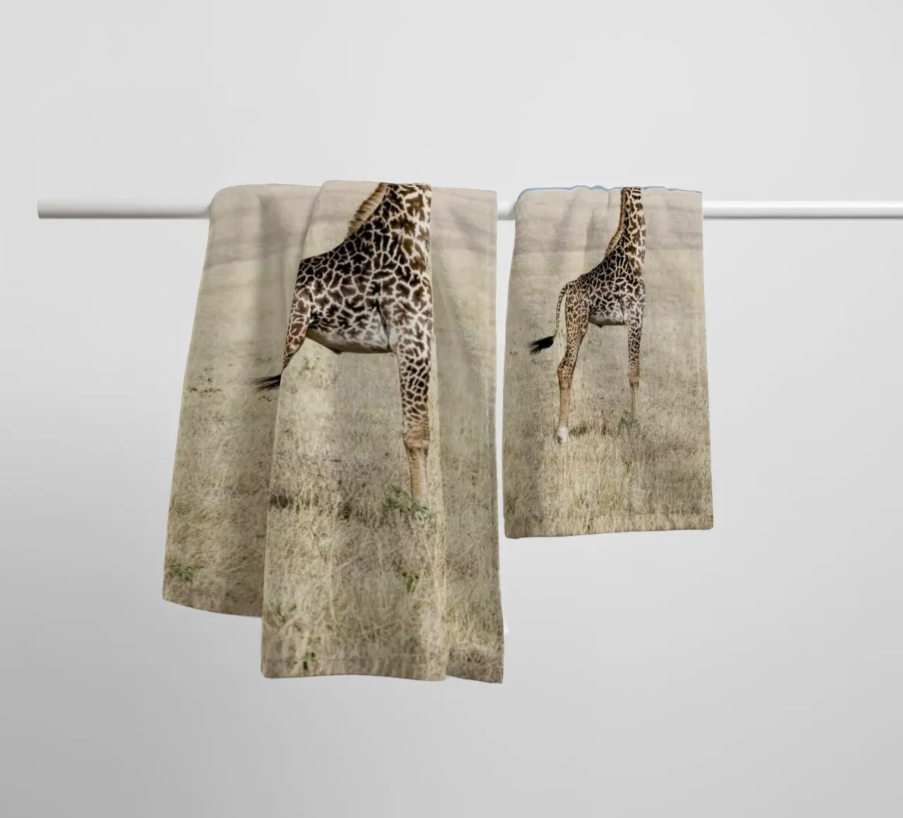 Giraffe towel by Natural Kingdom