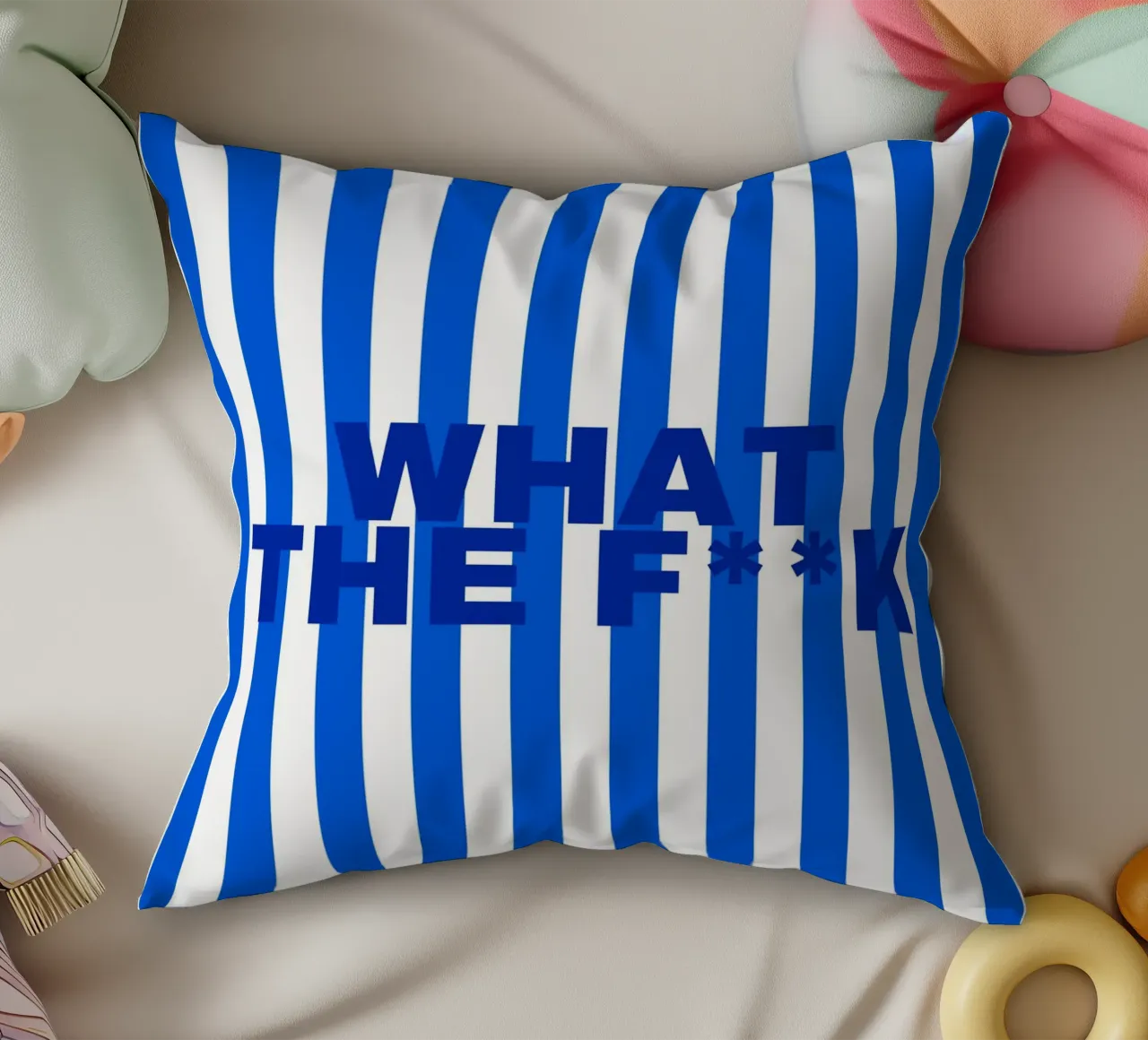 WTF cuscino da Ambition Wall