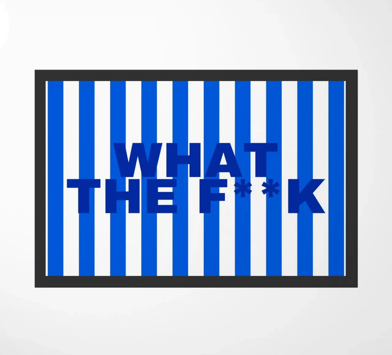 WTF doormat by Ambition Wall