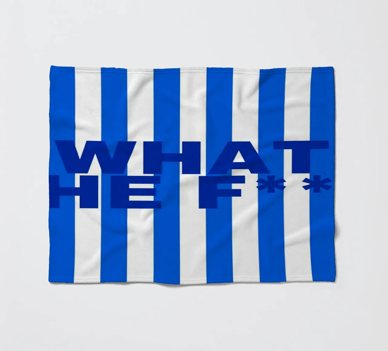 WTF fleece blanket by Ambition Wall
