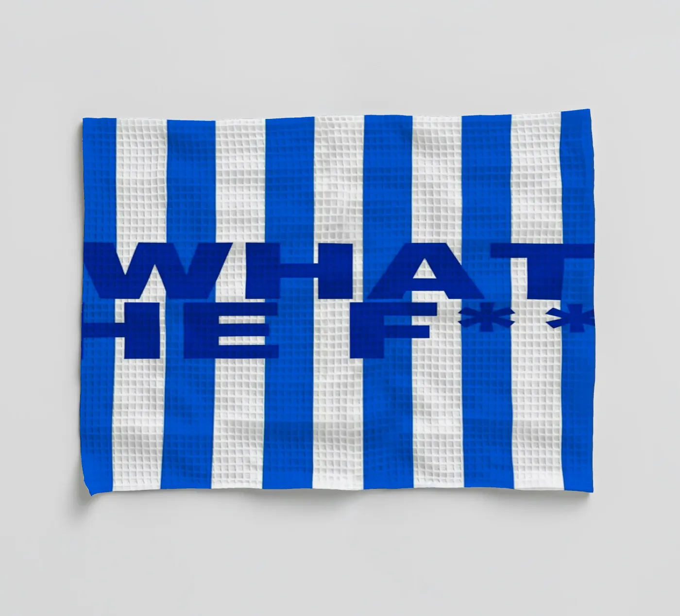 WTF tea towel by pixelflow