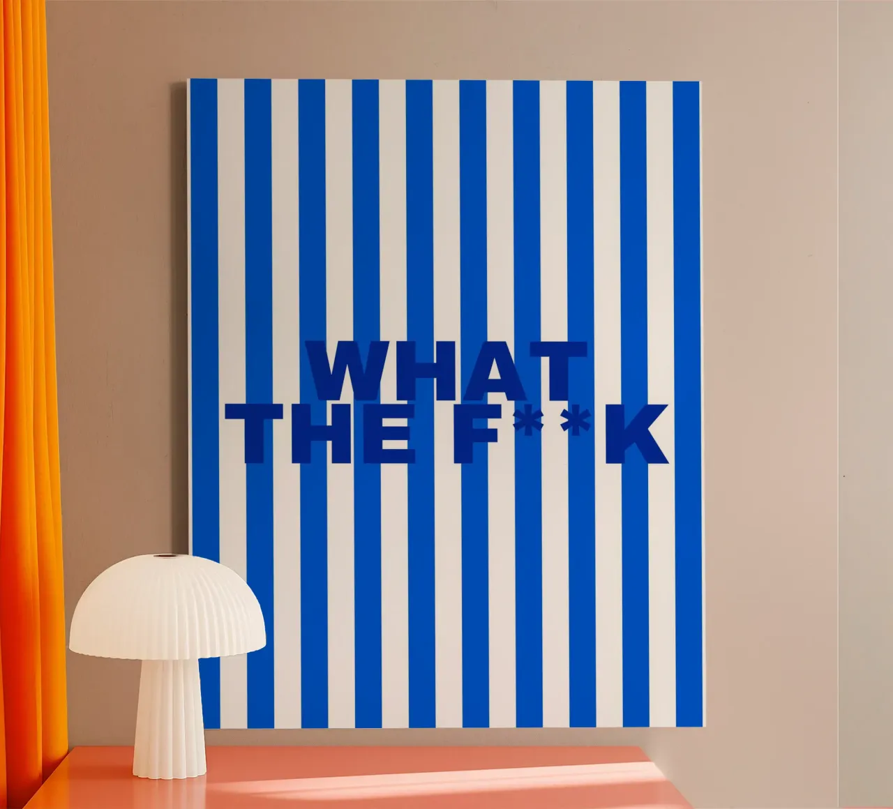 WTF canvas by Ambition Wall