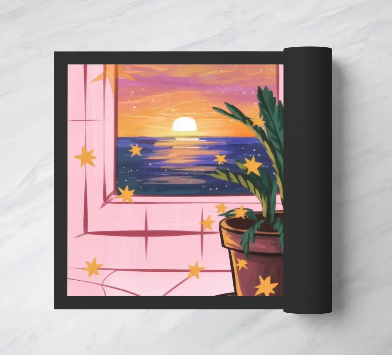 Sunset Serenity doormat by Color Oblivion