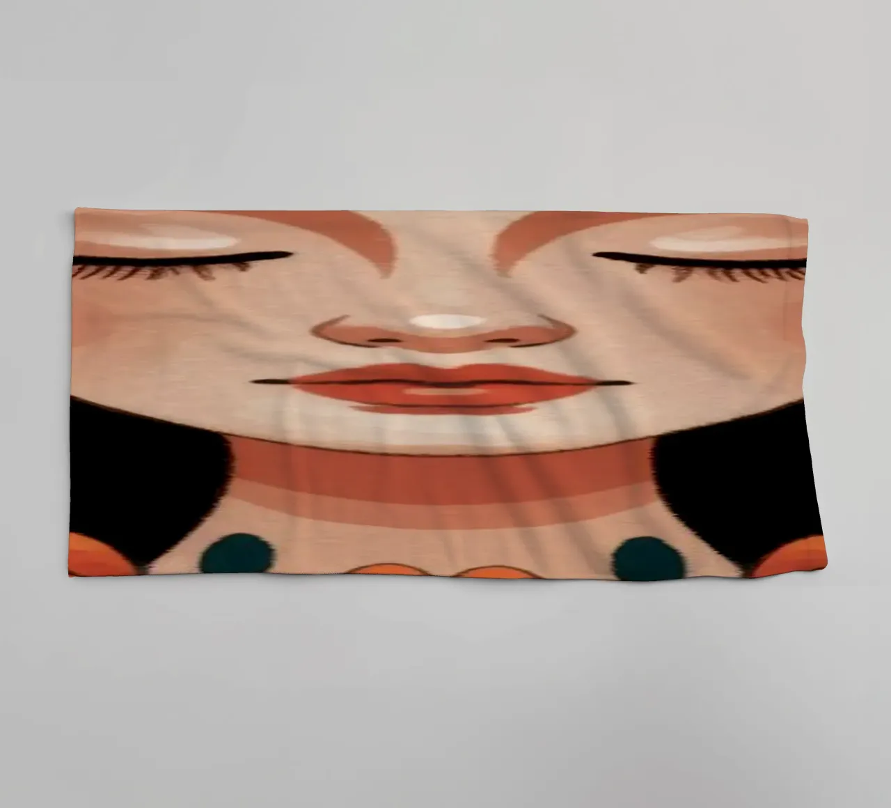 Blumige Harmonie Handtuch von Color Oblivion