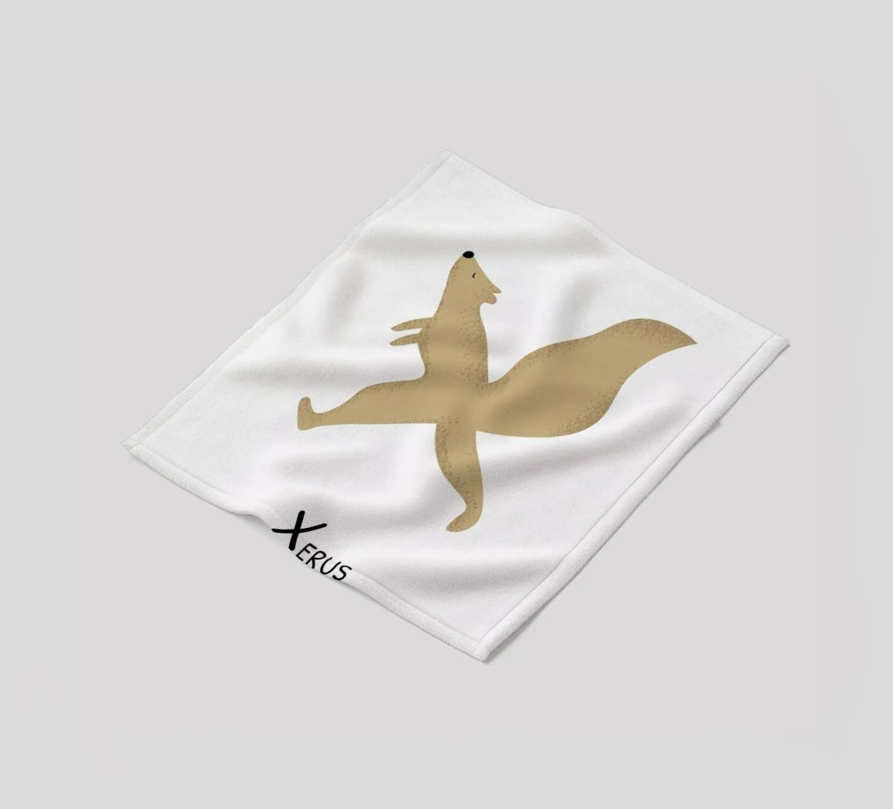 X for Xerus coperta in pile da Little Flourishes