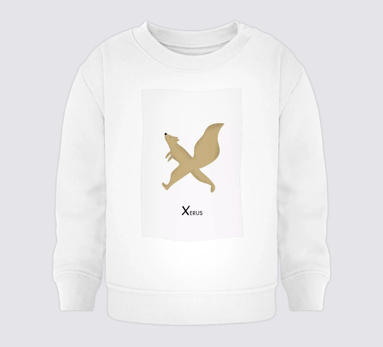 X for Xerus felpa neonato da Little Flourishes