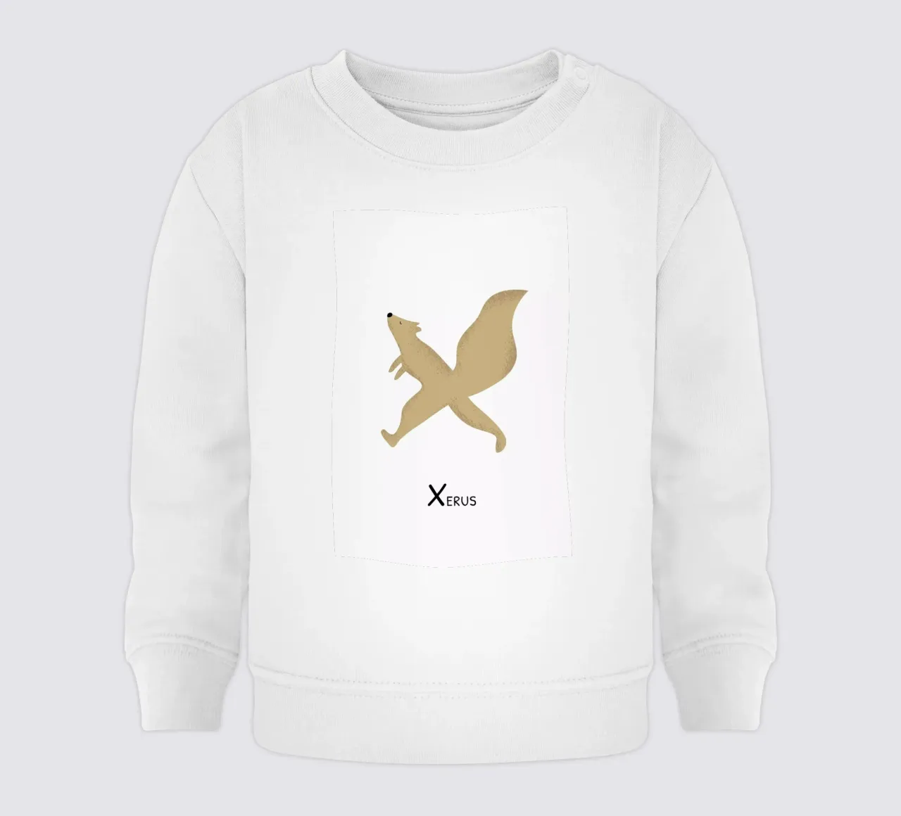 X for Xerus felpa neonato da Little Flourishes