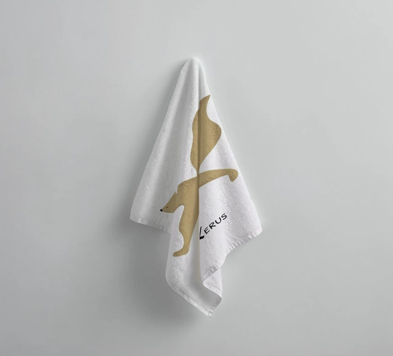 X for Xerus serviette de bain de Little Flourishes