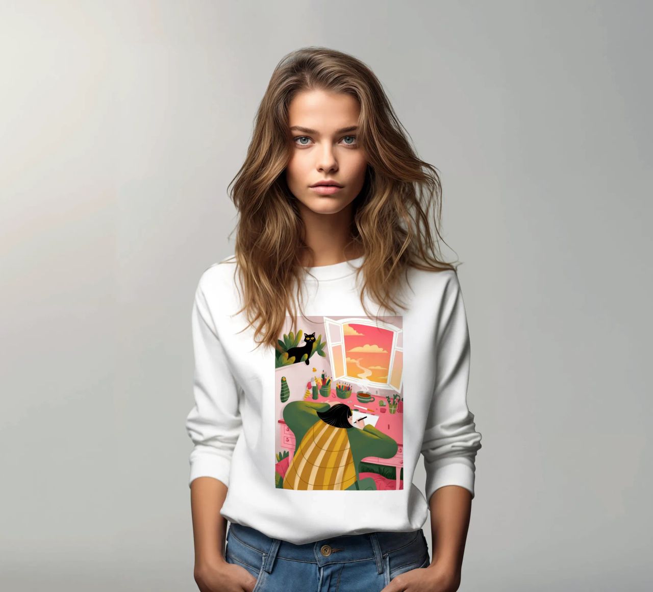 Soledad creativa sudadera de Color Oblivion