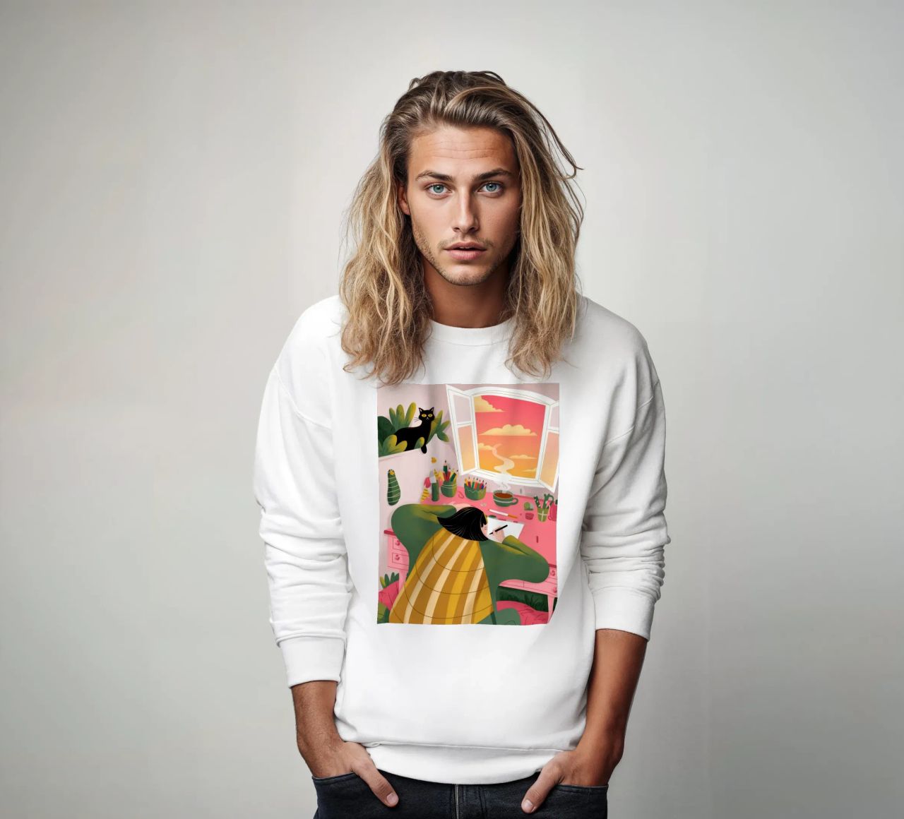 Soledad creativa sudadera de Color Oblivion