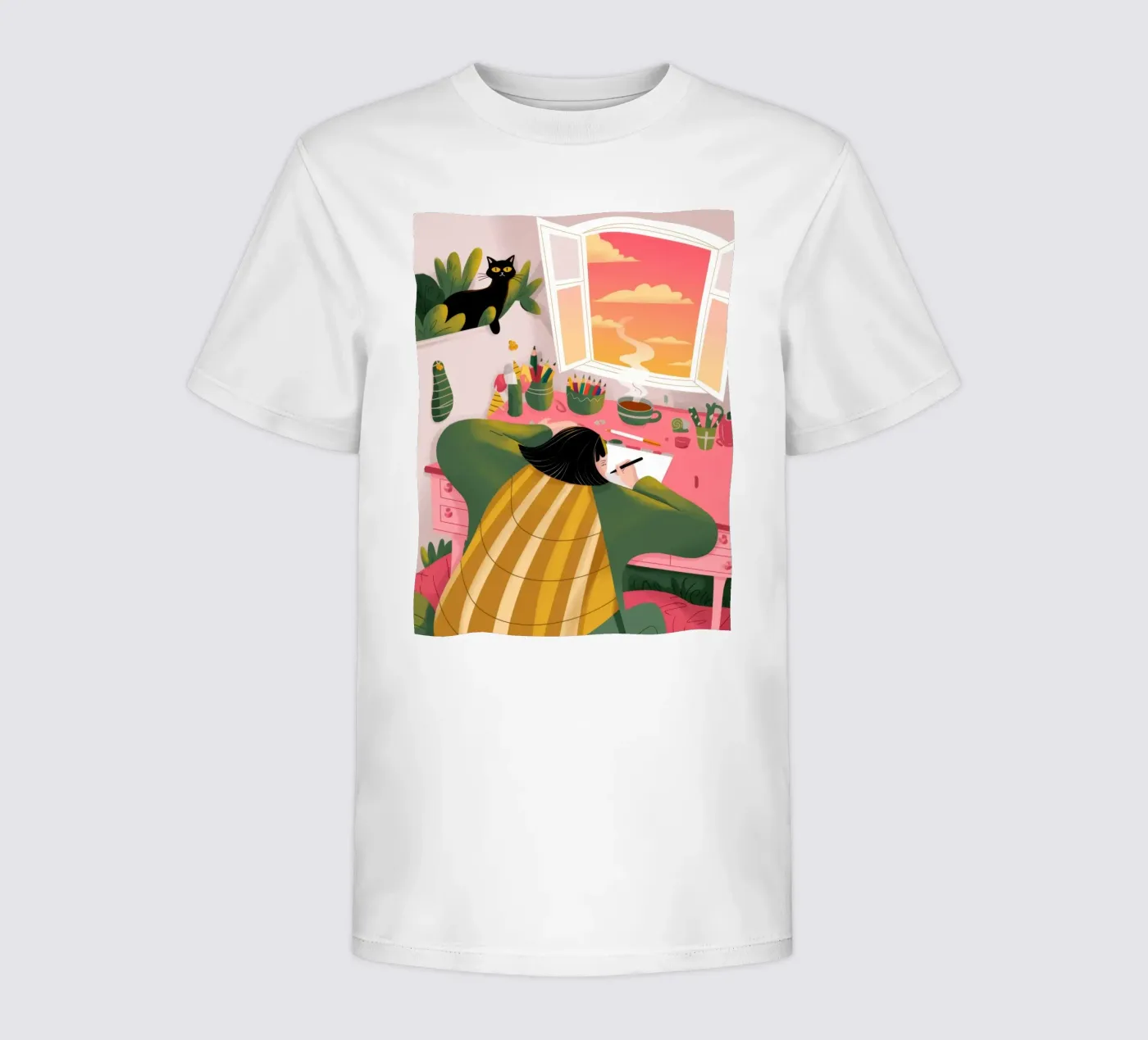 Creative Solitude kids t-shirt by Color Oblivion