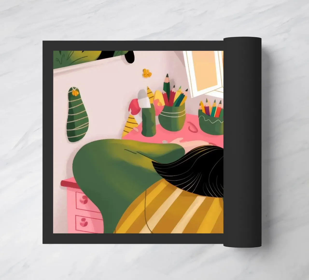 Kreative Einsamkeit Fußmatte von Color Oblivion