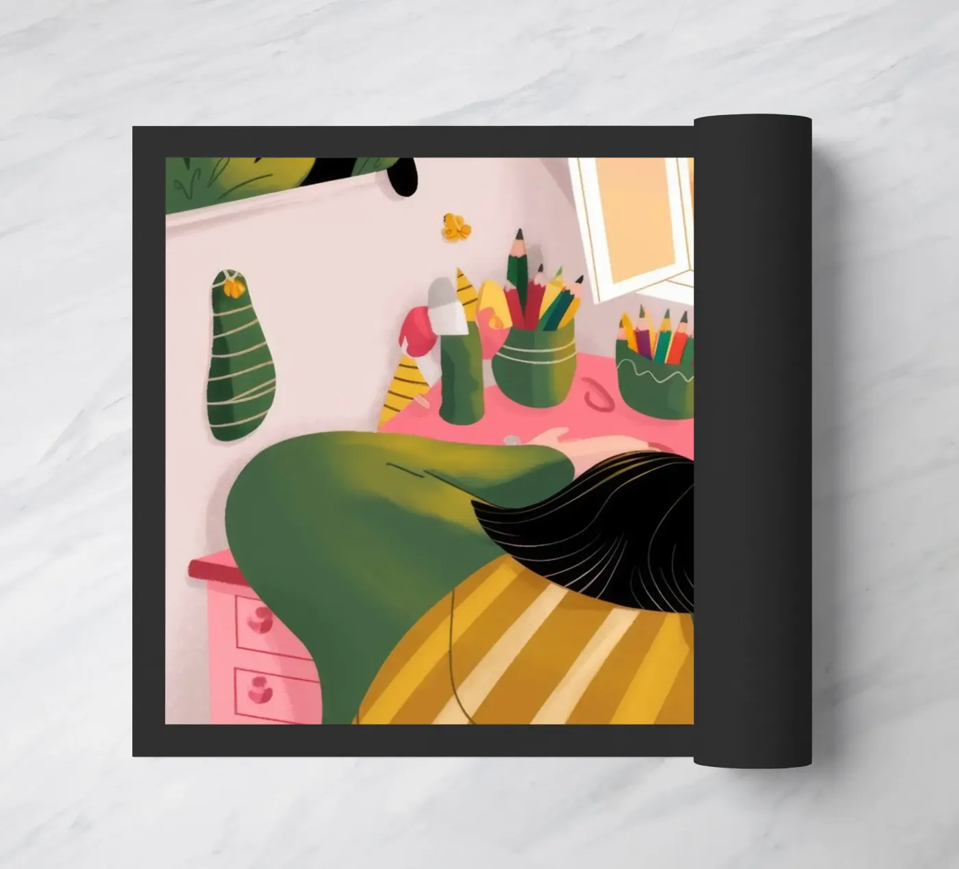 Solitudine creativa zerbino da Color Oblivion