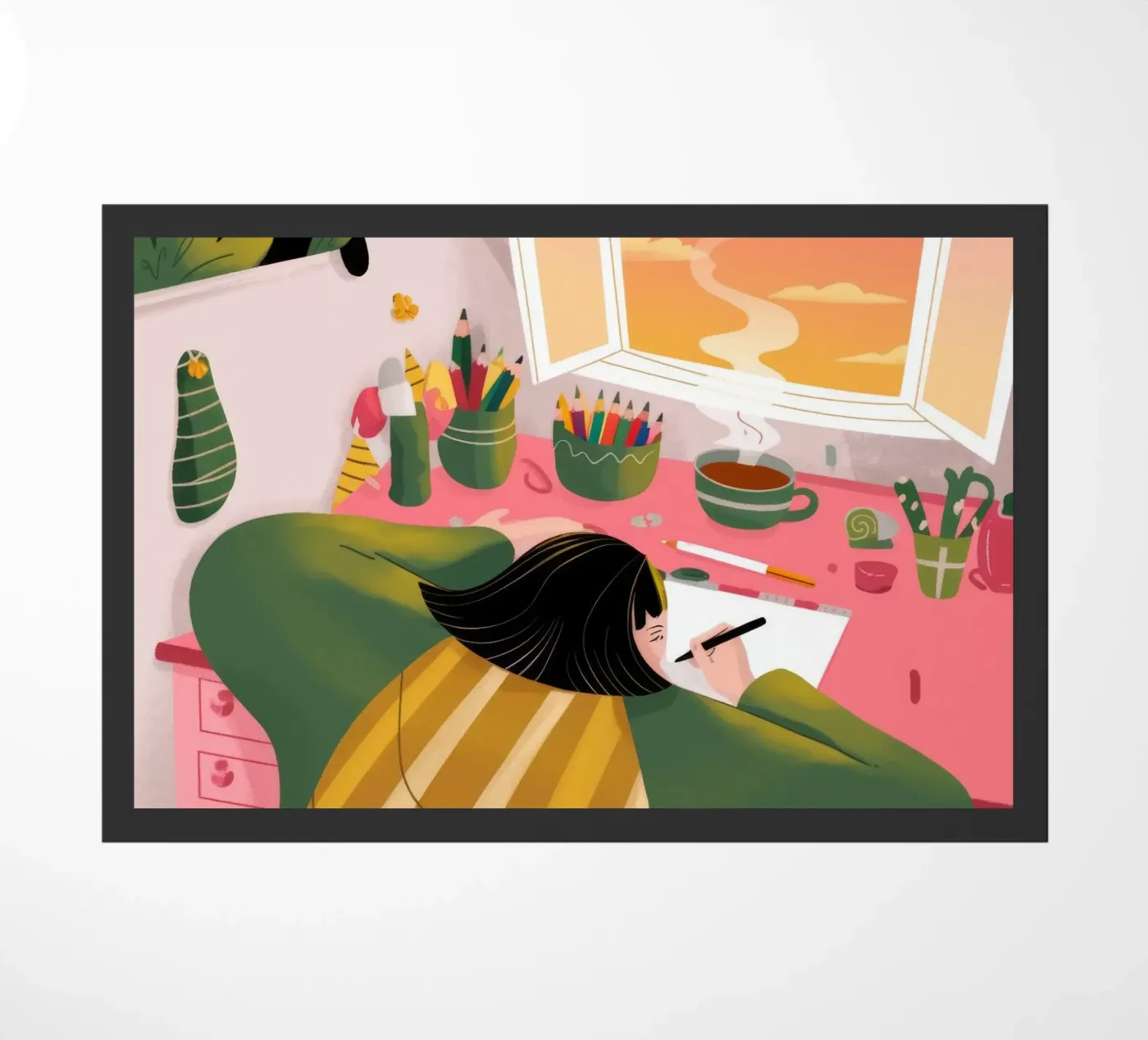 Solitudine creativa zerbino da Color Oblivion