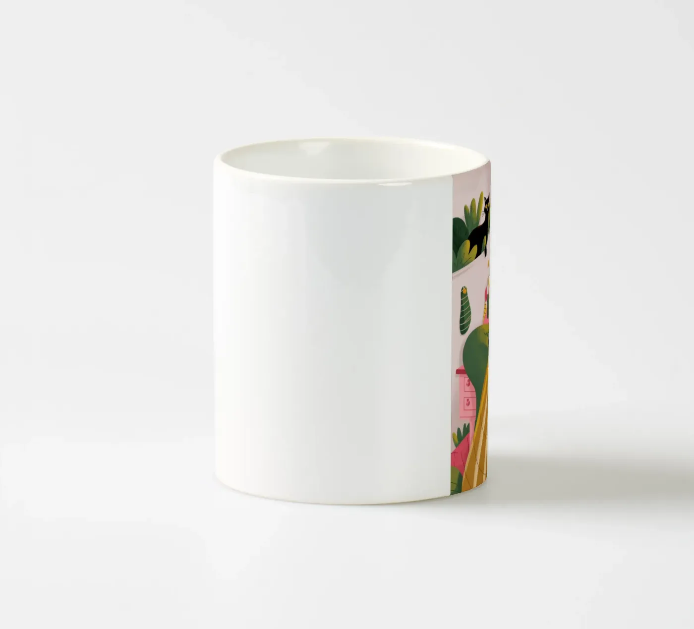 Creative Solitude ceramic mug by Color Oblivion
