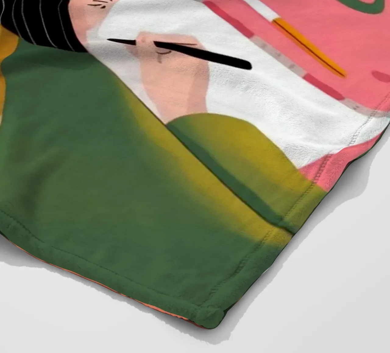 Creatieve eenzaamheid fleecedeken van Color Oblivion