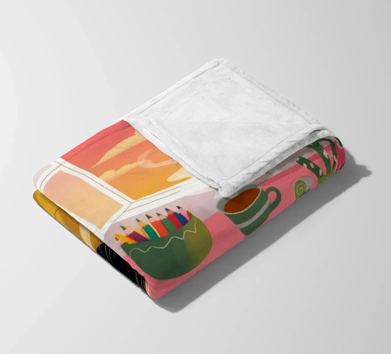 Creatieve eenzaamheid fleecedeken van Color Oblivion