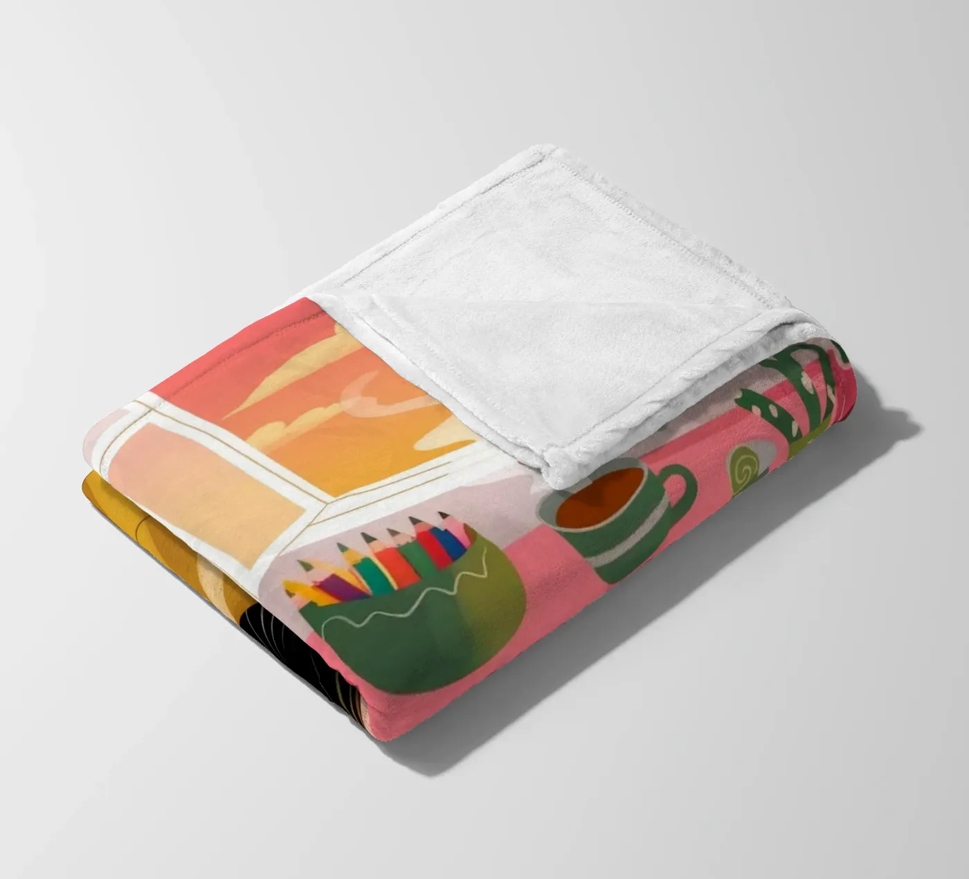 Kreative Einsamkeit Fleecedecke von Color Oblivion