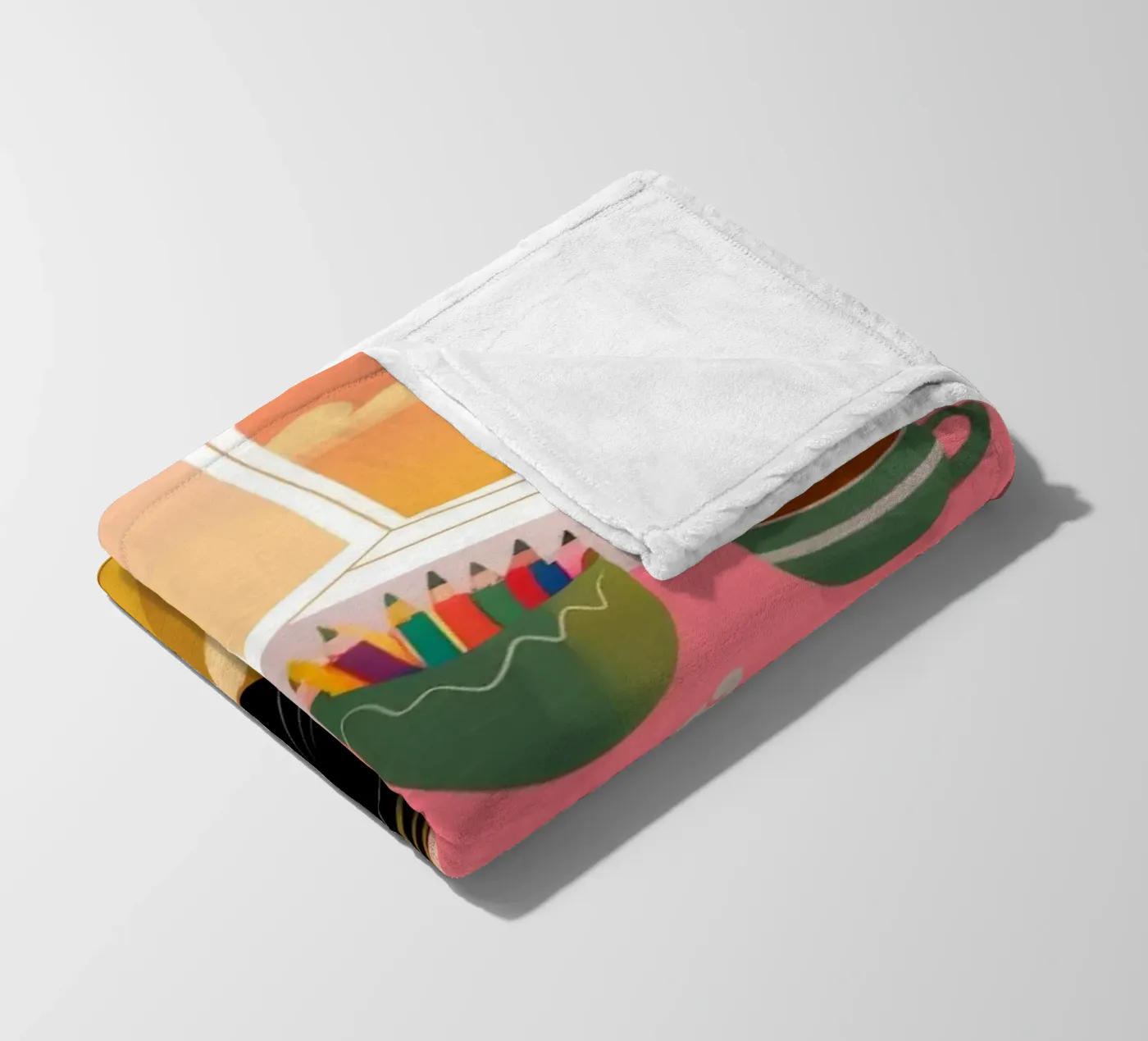 Kreative Einsamkeit Fleecedecke von Color Oblivion