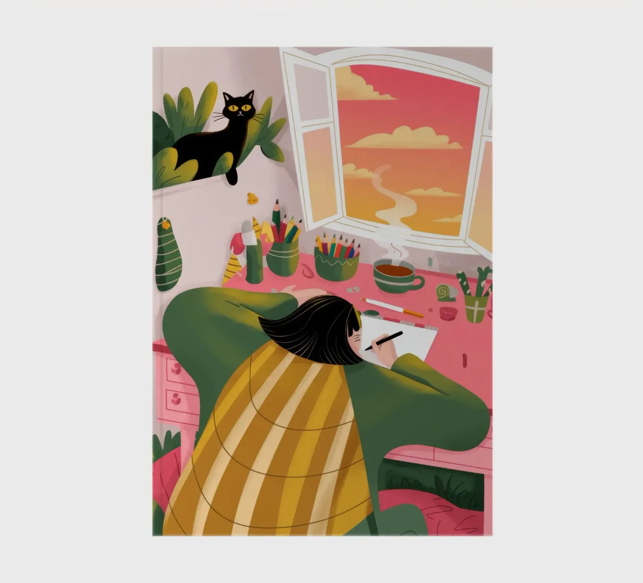 Creative Solitude notebook by Color Oblivion