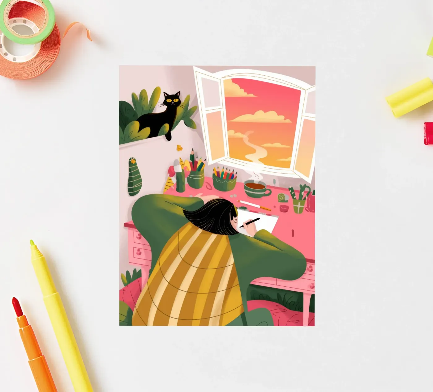 Creative Solitude sticker by Color Oblivion