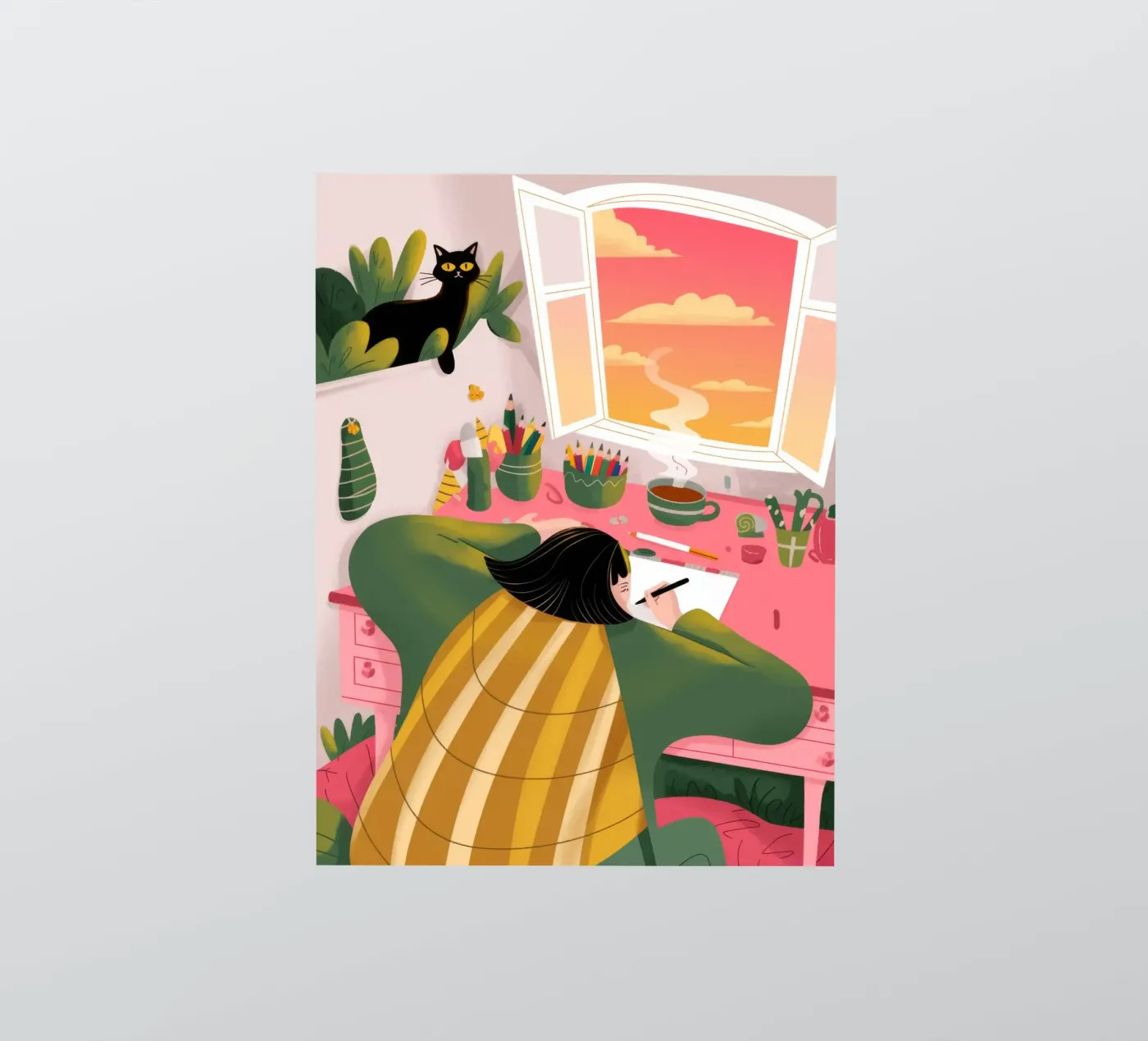 Creative Solitude sticker by Color Oblivion