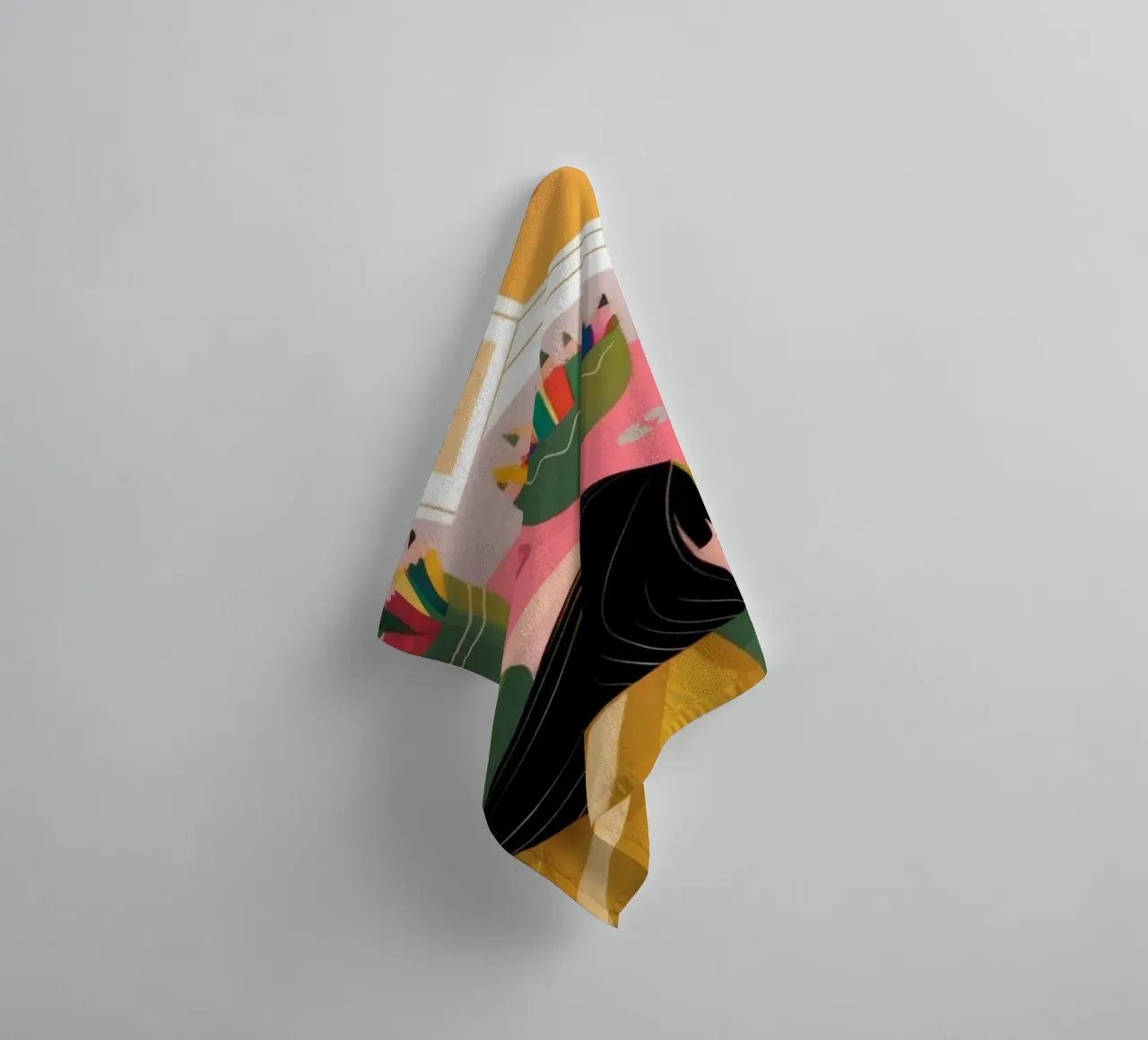 Creative Solitude towel by Color Oblivion