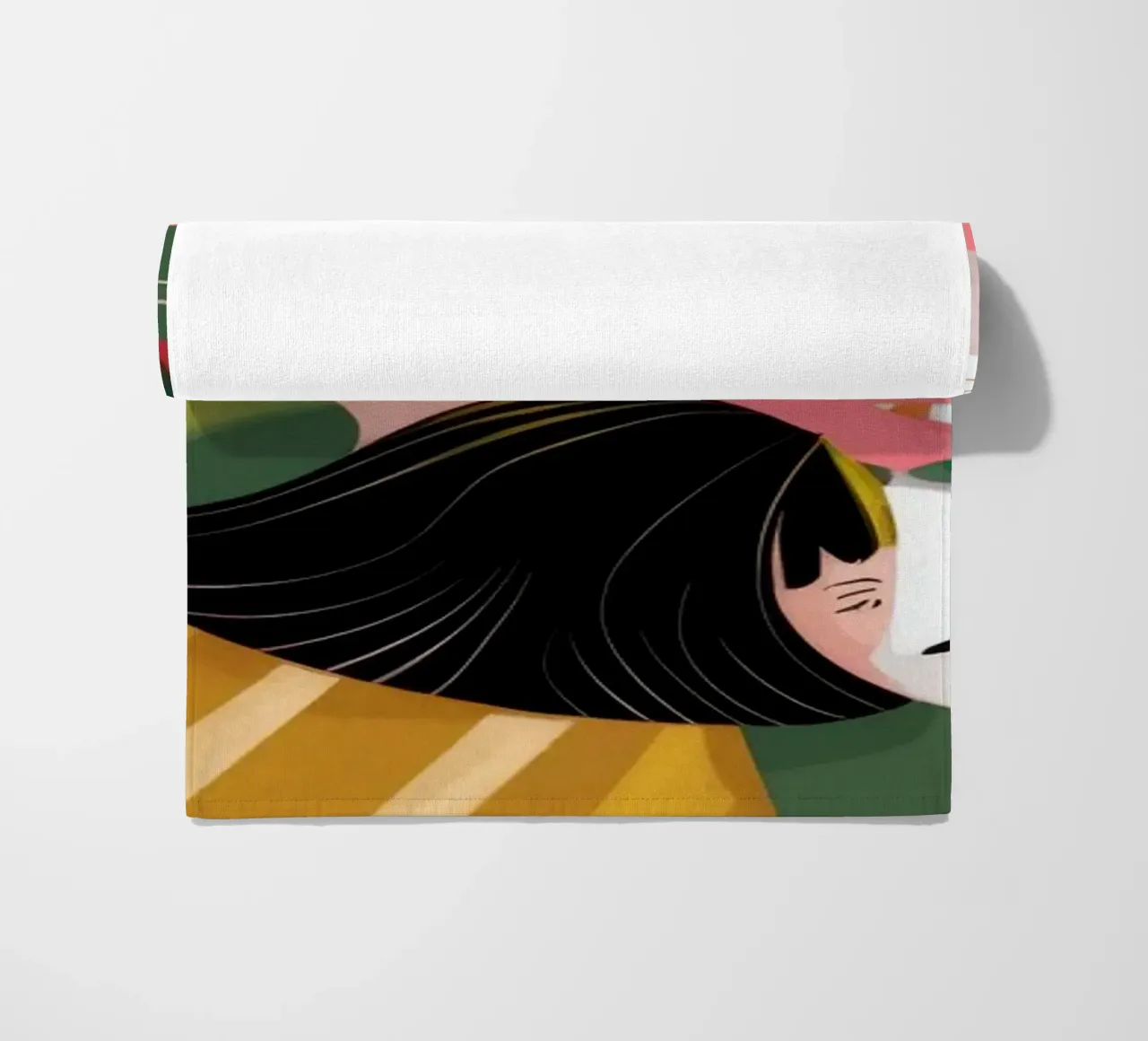 Creatieve eenzaamheid strandhanddoek van Color Oblivion