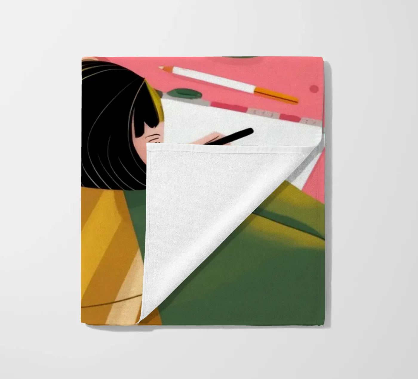 Solitudine creativa telo mare da Color Oblivion