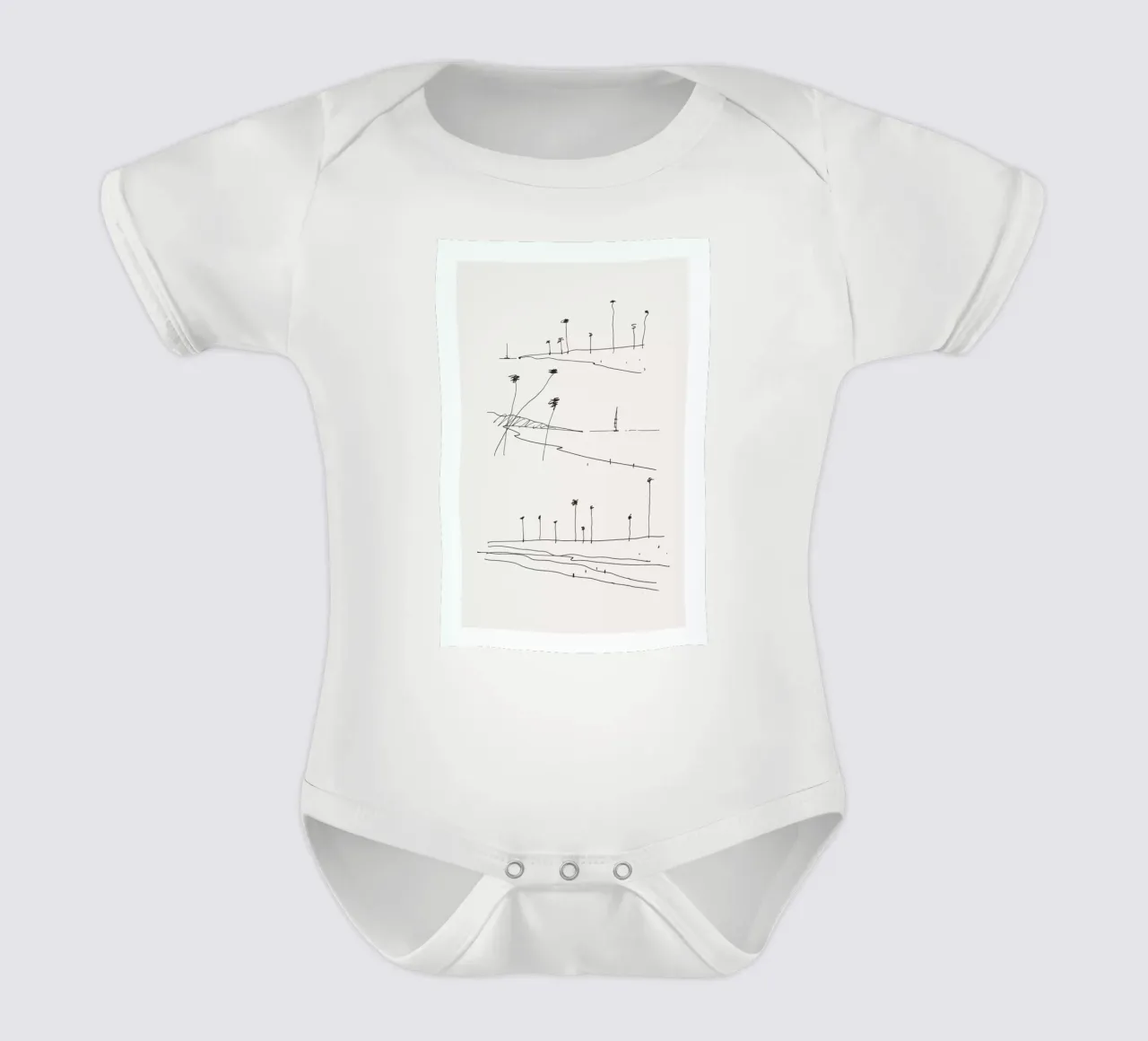 Seaside body bébé de Flora & Fauna