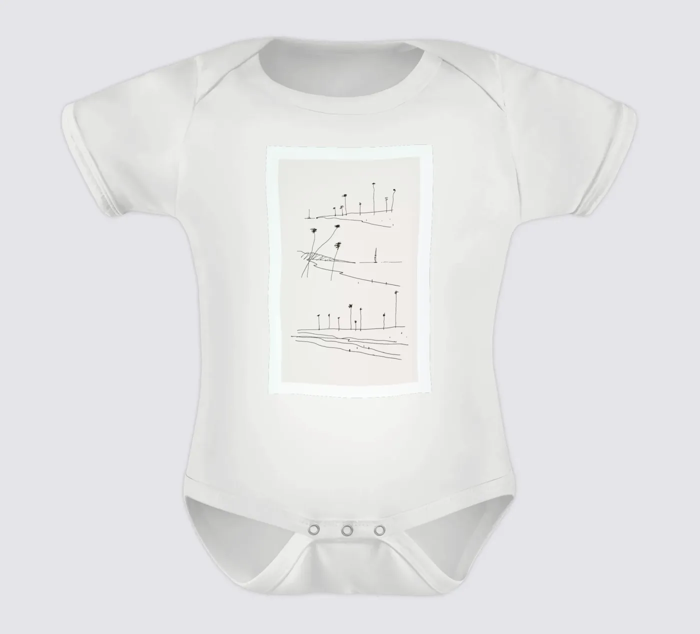 Seaside body bébé de Flora & Fauna