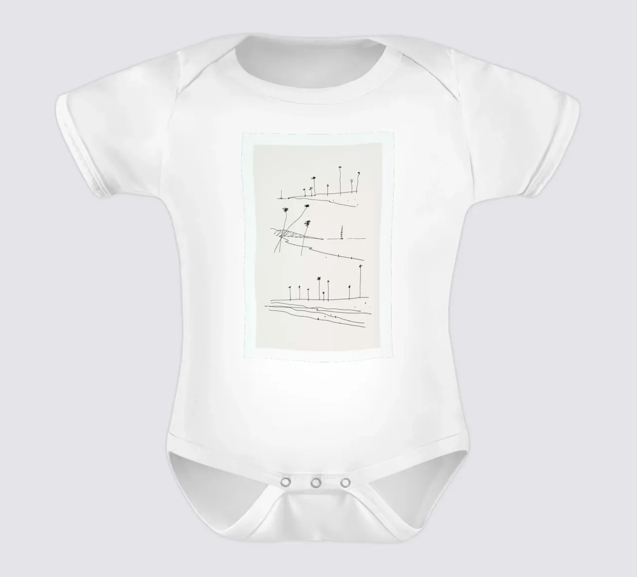 Seaside body bébé de Flora & Fauna