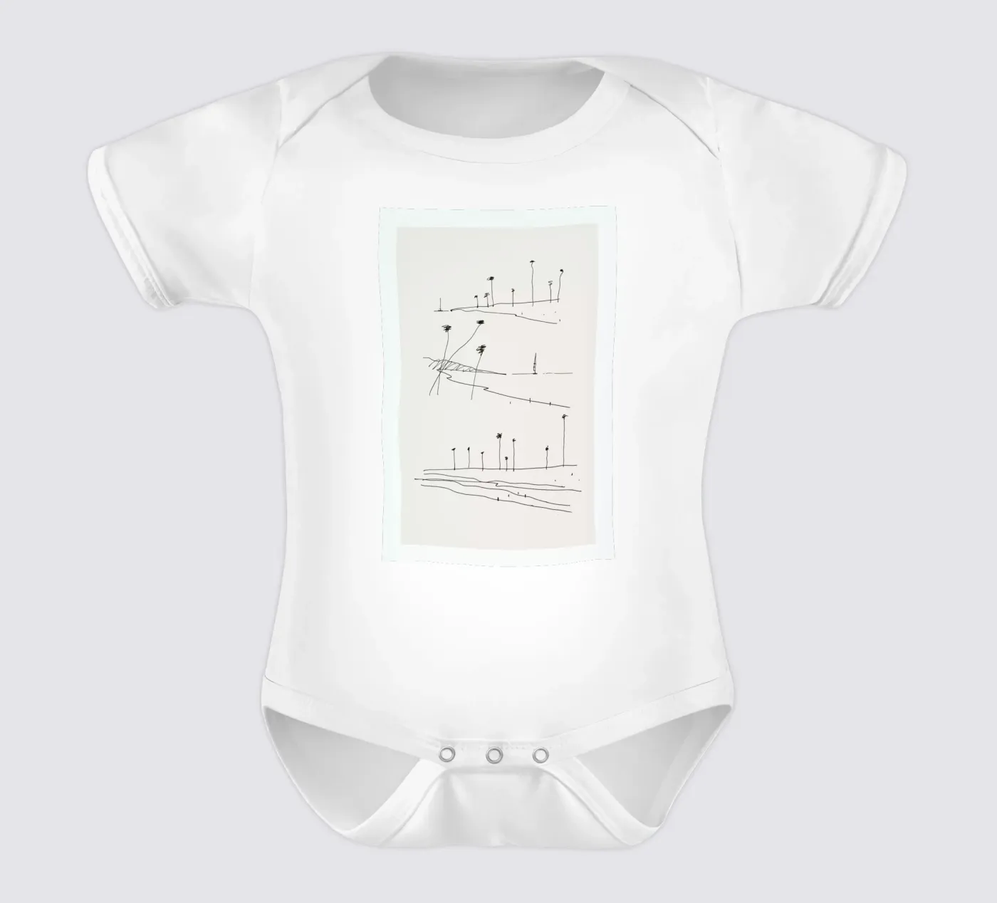 Seaside body bébé de Flora & Fauna