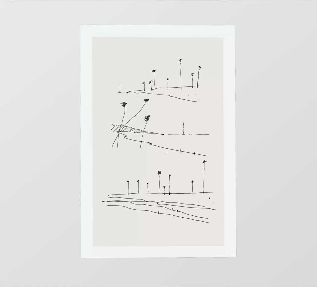 Seaside pellicola backlit da Flora & Fauna