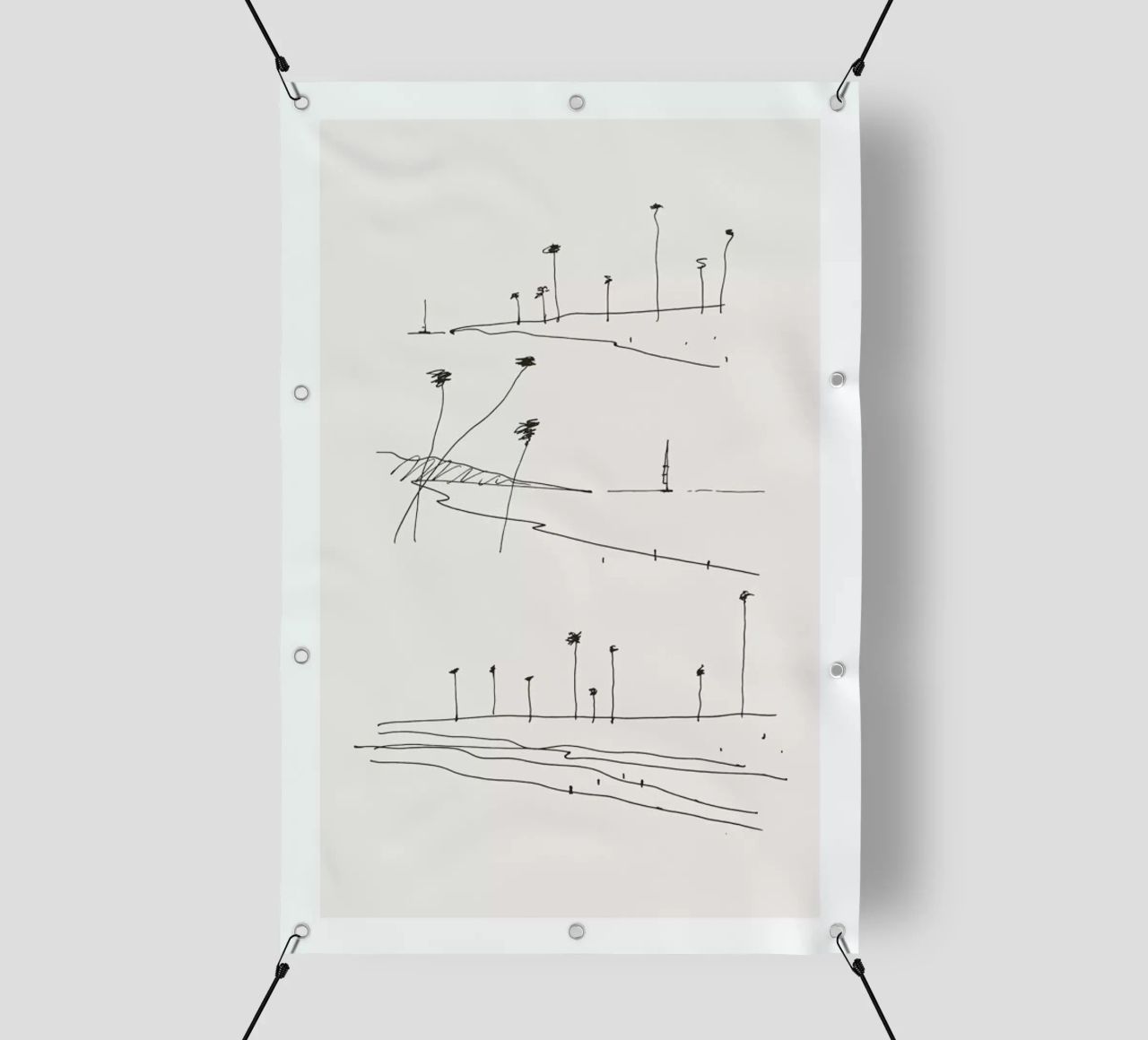 Seaside telo in pvc da Flora & Fauna