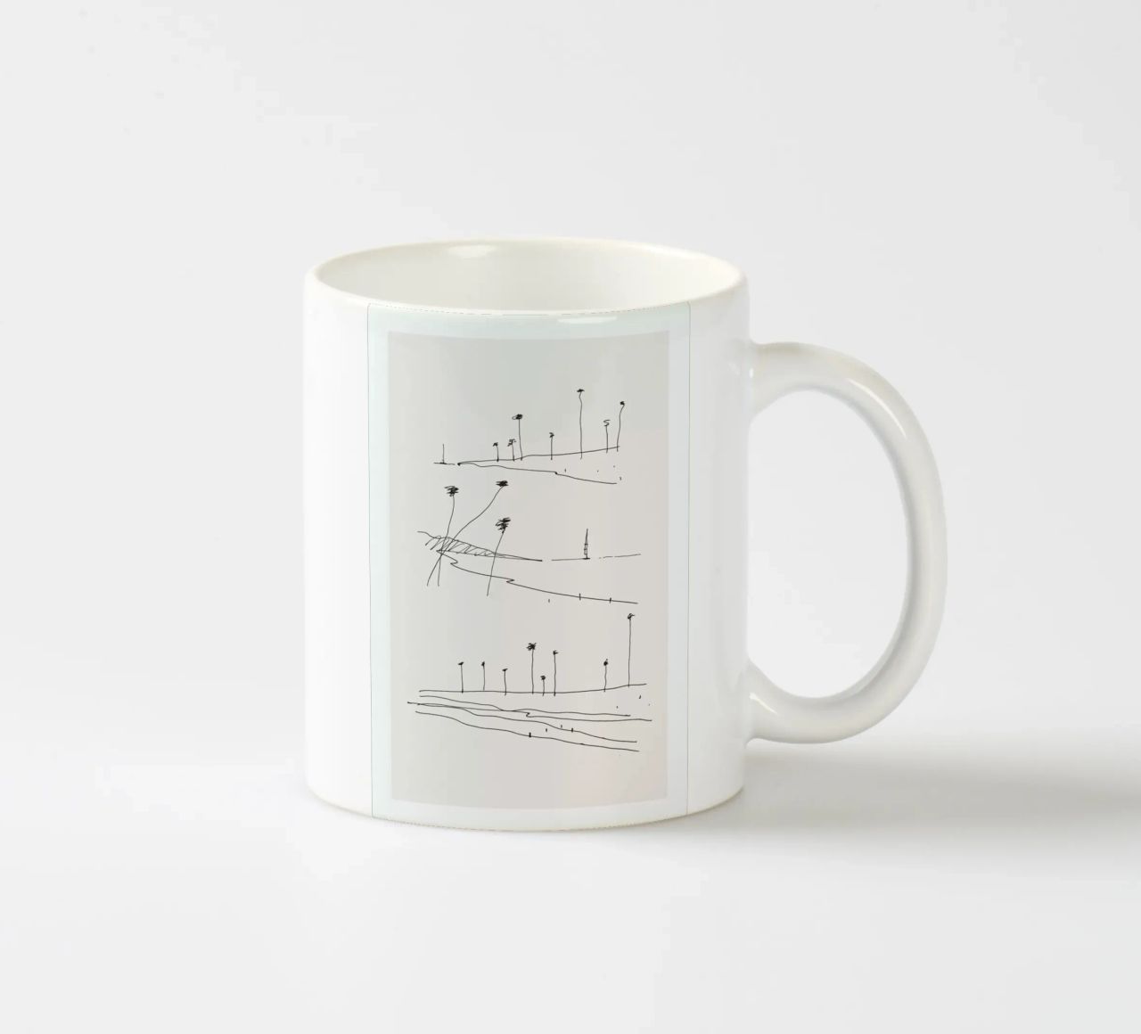 Seaside tazza in ceramica da Flora & Fauna