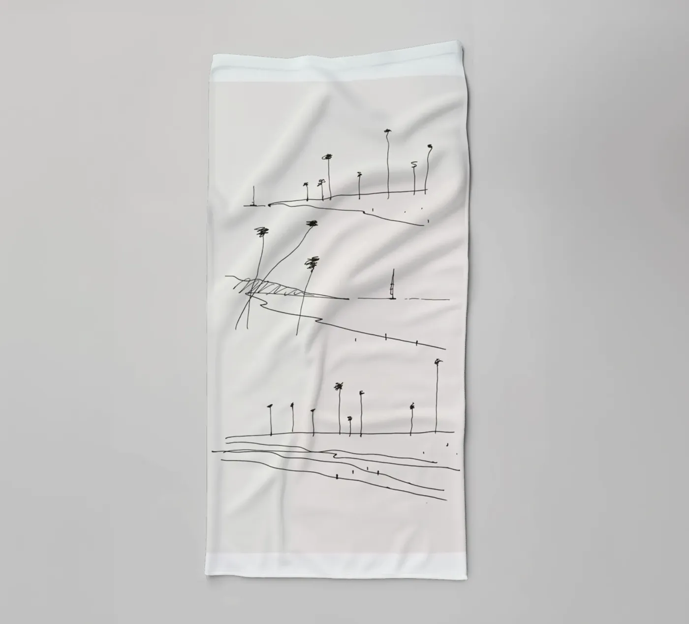 Seaside badhanddoek van Flora & Fauna