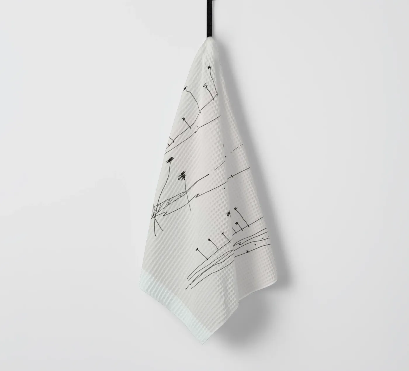Seaside tea towel by Flora & Fauna