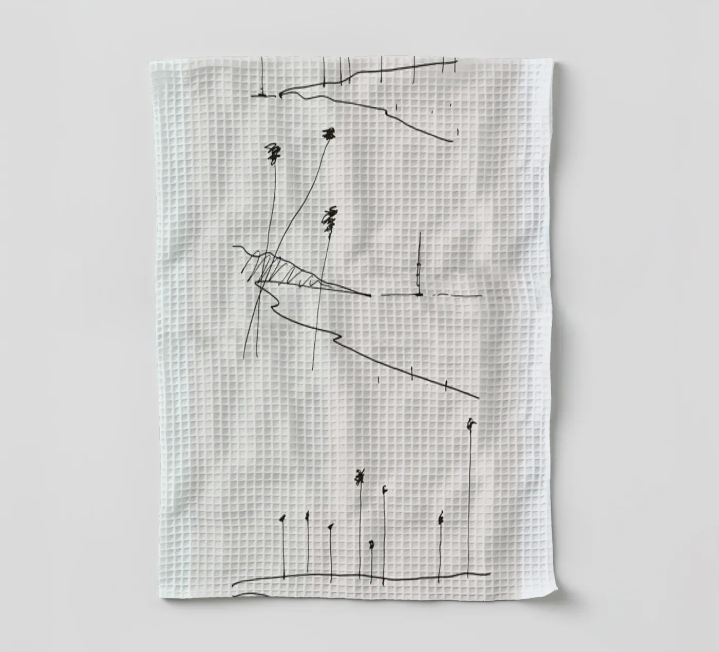 Seaside tea towel by Flora & Fauna