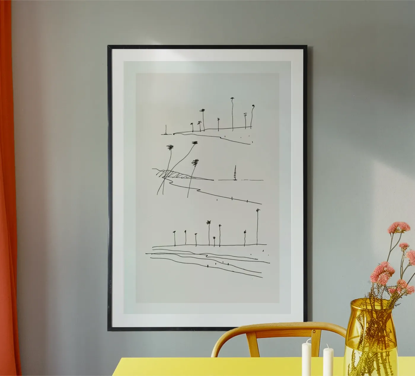 Seaside poster van Flora & Fauna