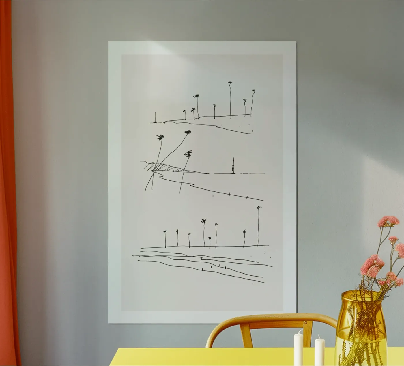 Seaside poster van Flora & Fauna