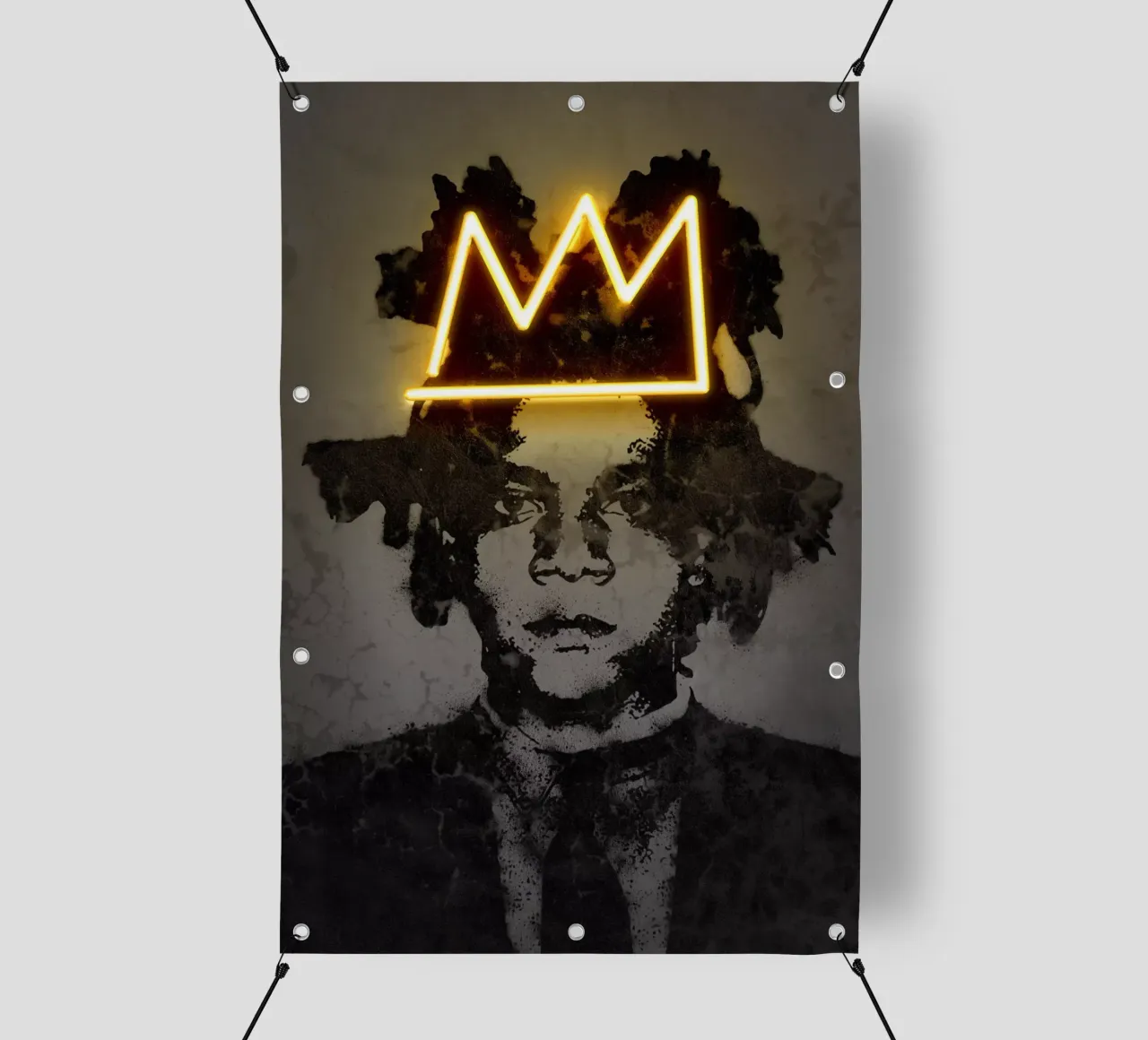 Basquiat telo in pvc da Octavian