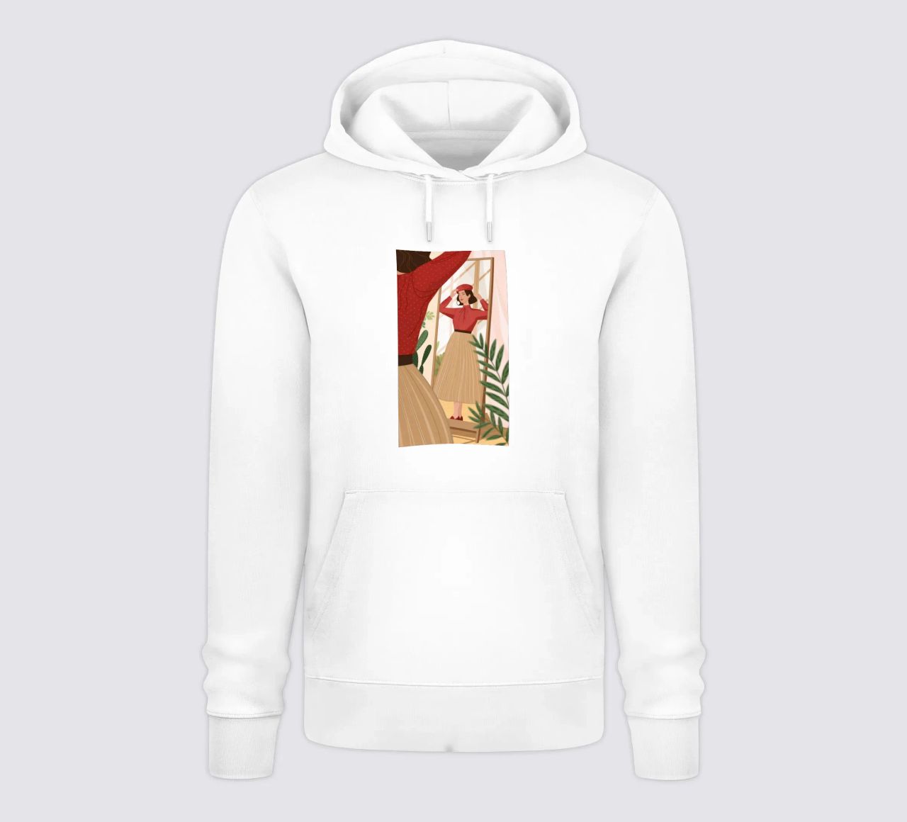 Riflessione mattutina felpa con cappuccio da Color Oblivion
