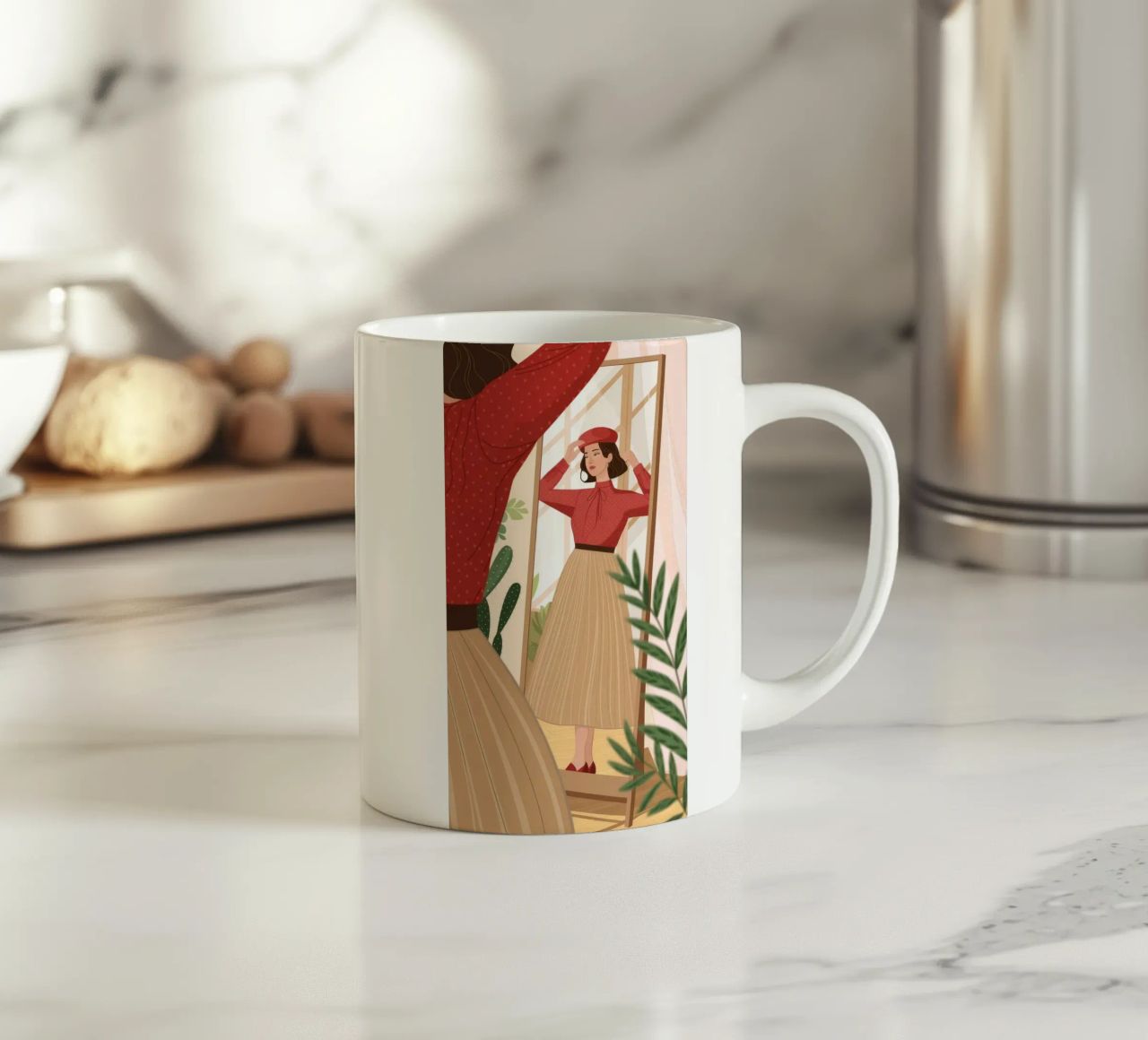 Riflessione mattutina tazza in ceramica da Color Oblivion